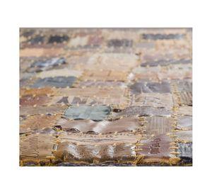 Alfombra 200x140 cm Leather patch café Dib