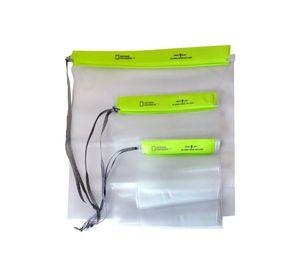 Sobres impermeables 3 piezas National Geographic