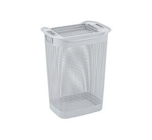 Cesto ropa con tapa gris Rimax
