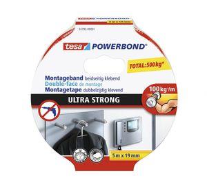 Cinta de montaje ultra strong 0,5x1,9 cm Tesa.