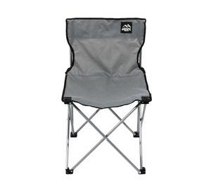 Silla camping básica gris Alpes