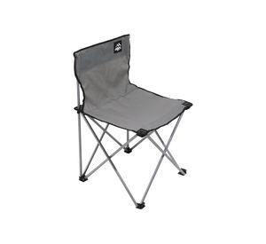 Silla camping básica gris Alpes
