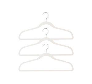 Colgador engomado blanco 3 unidades