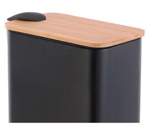 Cesto basura Bamboo negro 4.4 litros