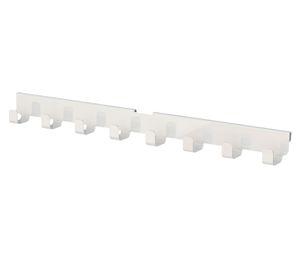 Perchera 8 ganchos blanco