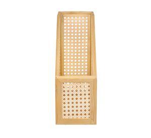 Organizador carpetas Bambú 30x12.5x27.8 cm