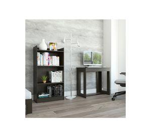 Set escritorio + biblioteca Office 4 wengue TuHome