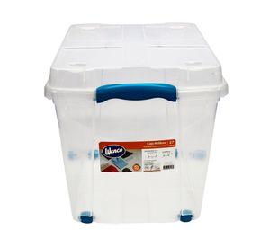 Caja organizadora 27 litros Rollbox transparente Wenco