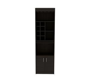 Mesa de bar rectangular Syrah 180x51x32 cm wengue