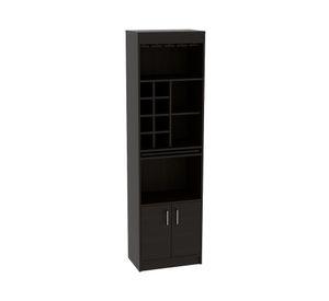 Mesa de bar rectangular Syrah 180x51x32 cm wengue