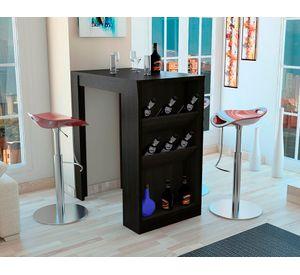 Mueble bar 3 repisas Sirah wengue TuHome