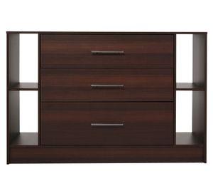 Cómoda 3 cajones Rigel chocolate Cic