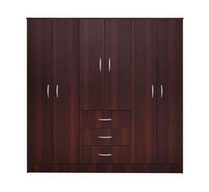 Clóset 6 puertas 3 cajones Maipo wengue Cic