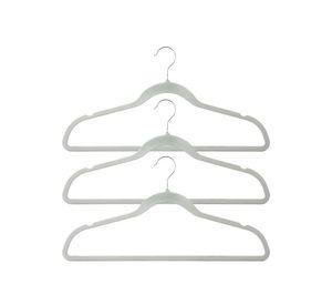 Colgador engomado gris 3 unidades