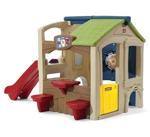 Casa juego 147x161x213 cm vecindario azul Step2.