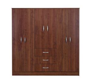 Clóset 6 puertas 3 cajones Maipo cerezo Cic