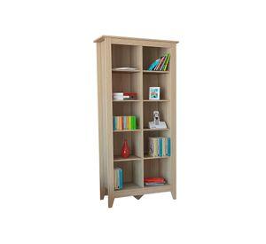 Librero + mesa de centro Esencial rovere TuHome