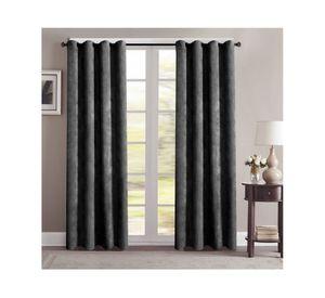 Cortina Sunout lisa gris 140x230 cm