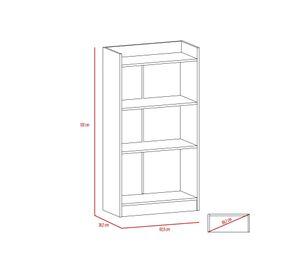 Escritorio Office + biblioteca Office 4 wengue TuHome