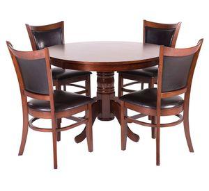 Comedor 4 sillas Calabria chocolate Cic