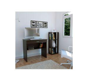 Escritorio + librero Office wengue TuHome