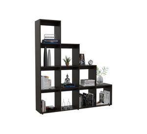 Rack extensible TV 40'' + biblioteca escalera Beijing wengue TuHome