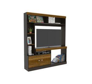 Set TV 55" vitrina Classic caramelo wengue
