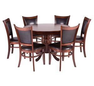 Comedor 6 sillas Calabria chocolate Cic