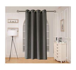 Cortina velo 140x230 cm gris oscuro