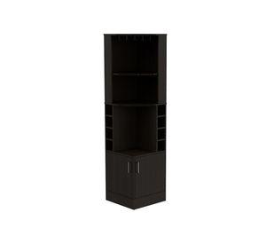 Bar esquinero + rack extensible TV 40'' Beijing wengue TuHome