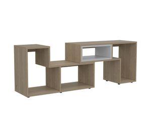 Bar esquinero + rack extensible TV 40'' + mesa centro Beijing rovere TuHome