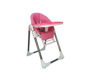 Silla comer Verona rosado Kidscool