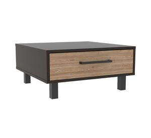Bar alto + mesa centro Kaia wengue/miel TuHome