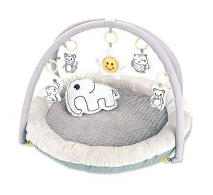 Alfombra de juego 45x45 cm gris Kidscool