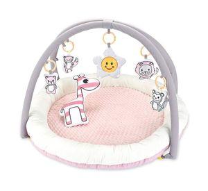 Alfombra de juego 45x45 cm rosado Kidscool