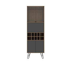 Bar alto 5 puertas Vassel miel/plomo TuHome