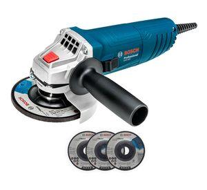 Esmeril angular 115 mm 850W GWS 850 + 3 Discos