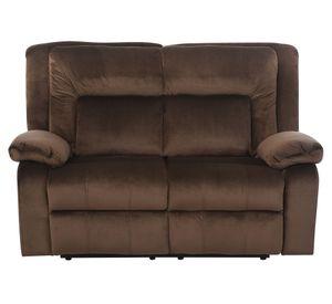 Sofá reclinable 2 cuerpos Amberes café claro Cic.