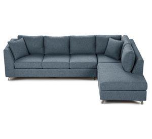 Sofá seccional Carter derecho denim Rosen.