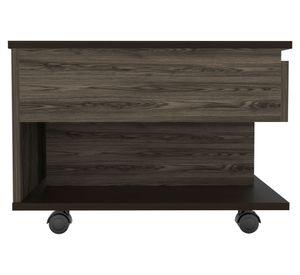 Mesa funcional rectangular 5G-1 39/70x55x50 cm coñac/wengue
