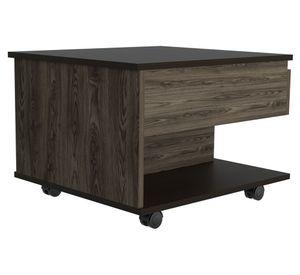 Mesa funcional rectangular 5G-1 39/70x55x50 cm coñac/wengue
