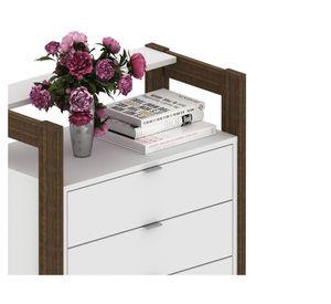 Mueble oficina 4 cajones AZ blanco Tecnomobili