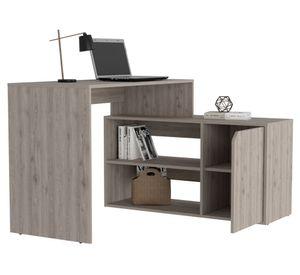Escritorio 1 puerta Rennes ceniza TuHome