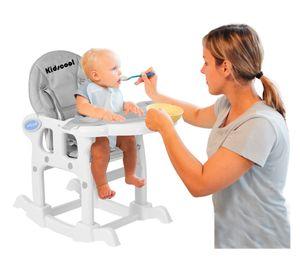 Silla de comer New 3 funciones en 1 gris