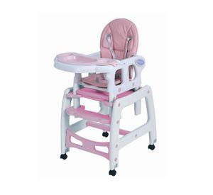 Silla comer 3 funciones New rosa claro