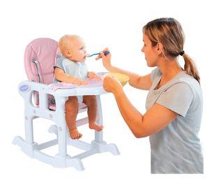 Silla comer 3 funciones New rosa claro