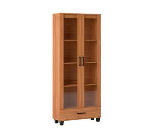 Vitrina 2 puertas 1 cajón Riñihue canela