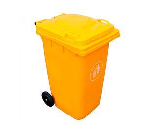 Contenedor basura 240 litros amarillo