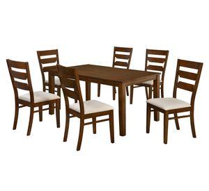 Comedor 6 sillas Galicia nuez