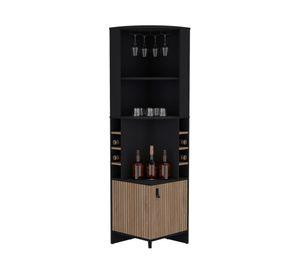 Bar esquinero Funes 2 puertas wengue